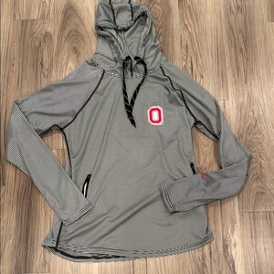 OSU Ohio State Striped Hoodie - women’s large